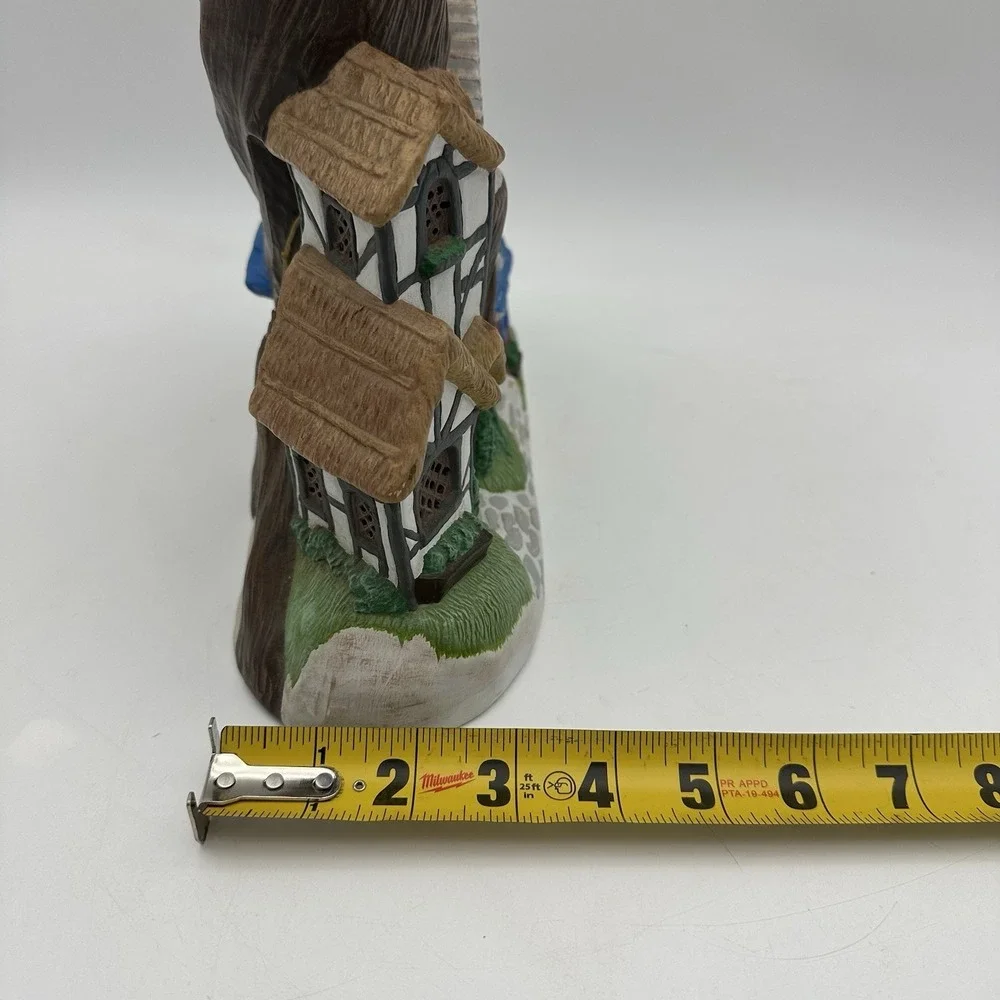 Vintage Handpainted Ceramic Fairy Treehouse 13